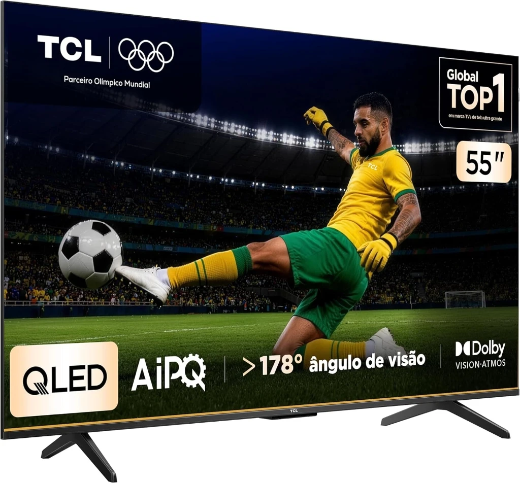 Smart TV TCL 55 Polegadas QLED 4K